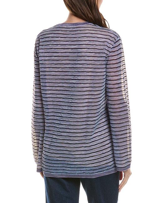 Missoni Blue Oversized Pullover