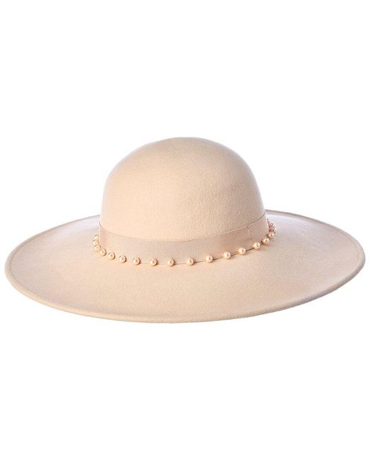 Eugenia Kim Natural Honey Wool Hat