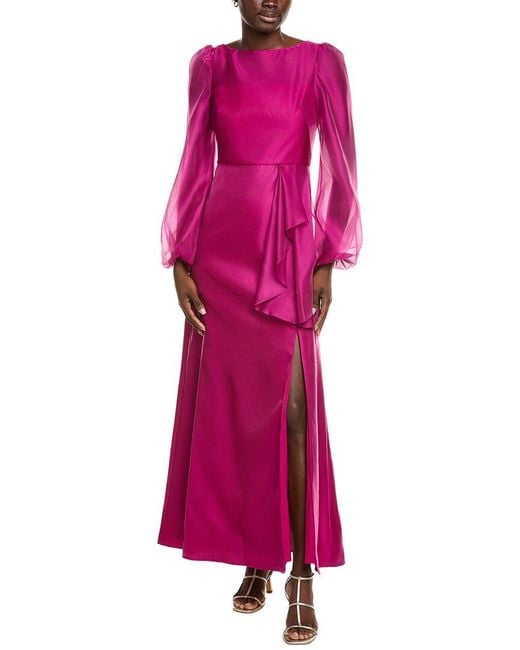 Kay Unger Pink Sydney Gown