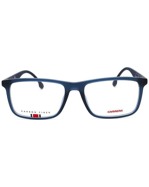 Carrera Blue 55Mm Optical Frames for men