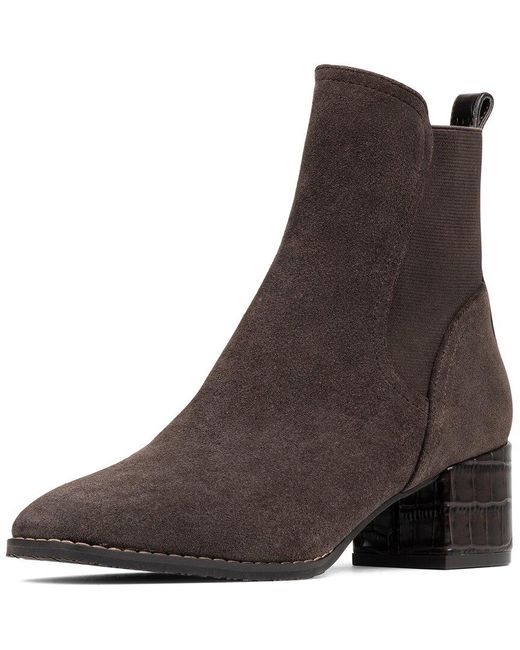 Donald J Pliner Brown Kizmet Leather Bootie