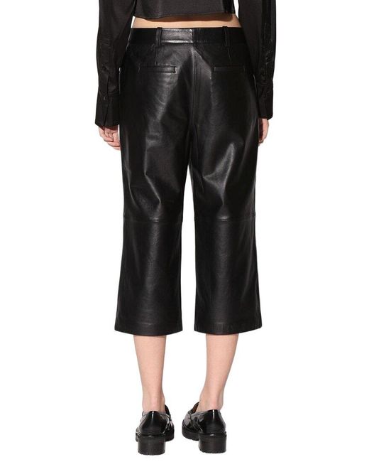 Walter Baker Black Cooper Leather Pant