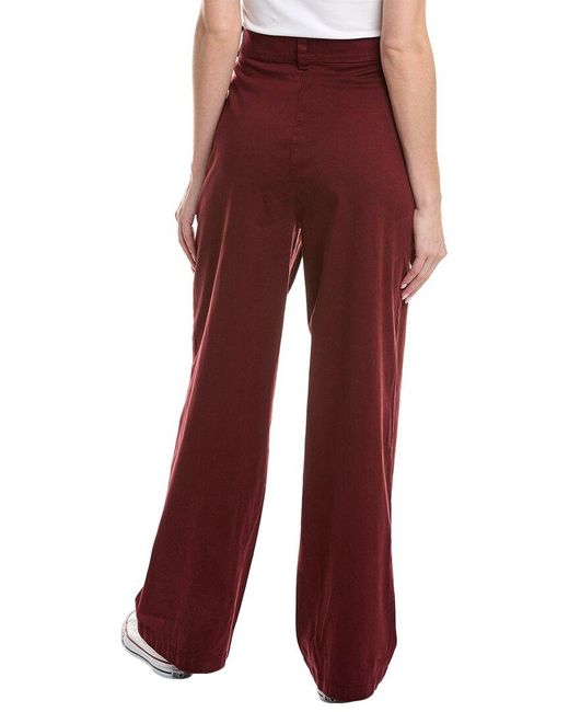Cotton Citizen Red London Relaxed Pant