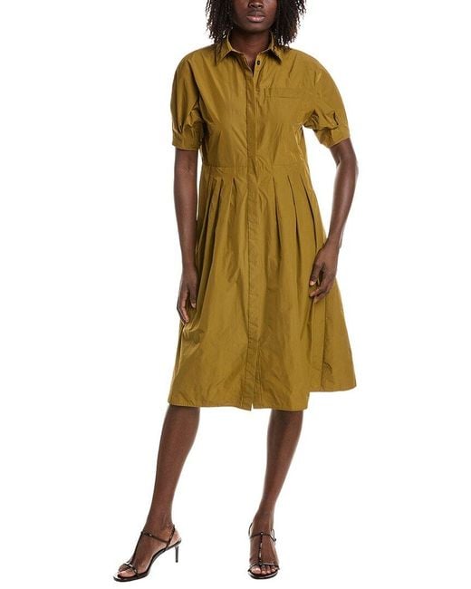 Max Mara Yellow Mm By Cadmio Shirtdress