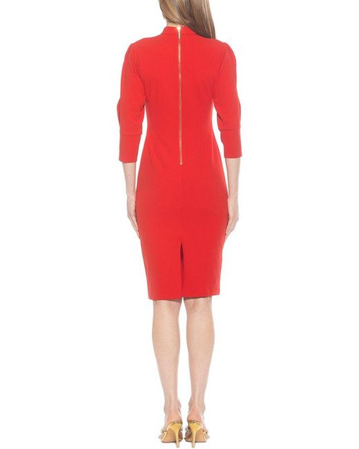 Alexia Admor Red Logan Sheath Dress