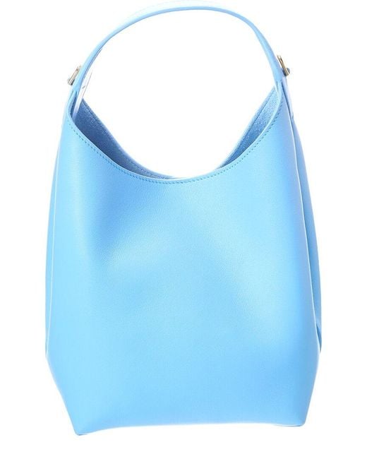 Céline Blue Leather Shoulder Bag
