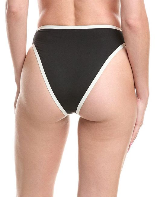 LSPACE Black Fused Ventura Bikini Bottom