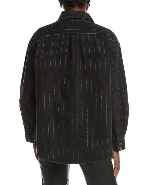 Kenneth Cole Black Oversized Shacket