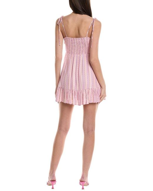Saltwater Luxe Pink Tank Mini Dress