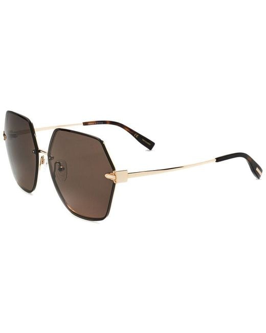 Trussardi Brown Str452Fl 004As 62Mm Sunglasses