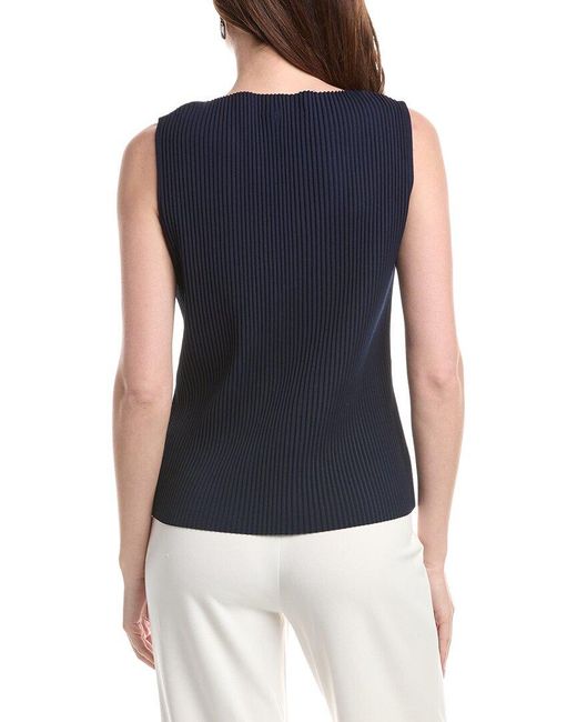 J.McLaughlin Blue Moderna Knit Top