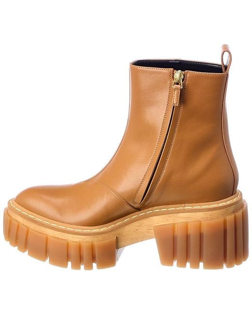 Stella McCartney Brown Emilie Platform Boot