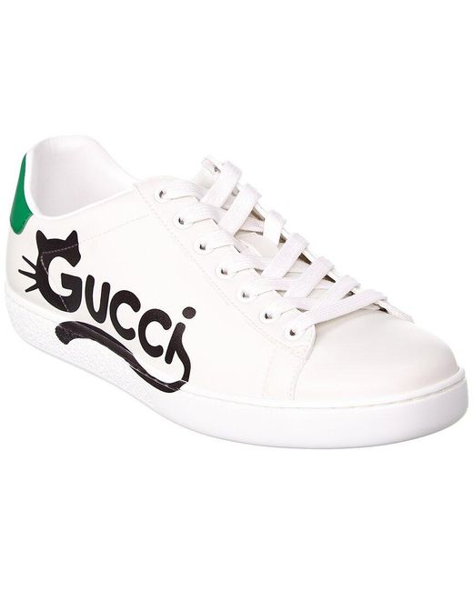 gucci kitten sneakers