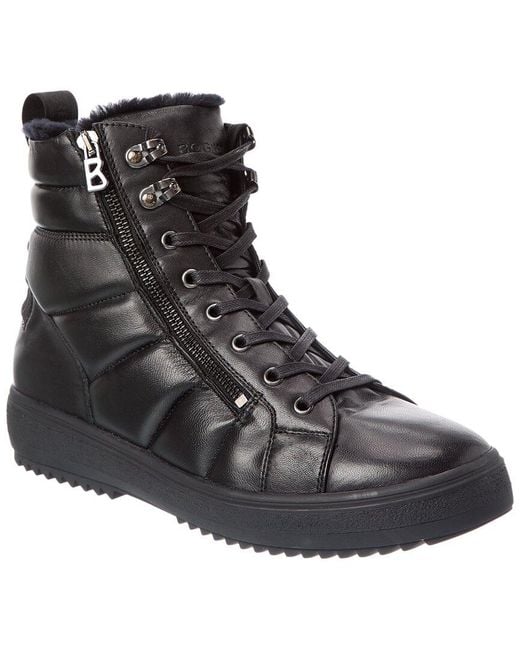 Bogner Black Anchorage Leather Boot for men