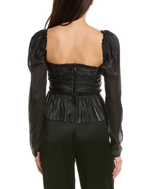 Seraphin Black Hudson Top