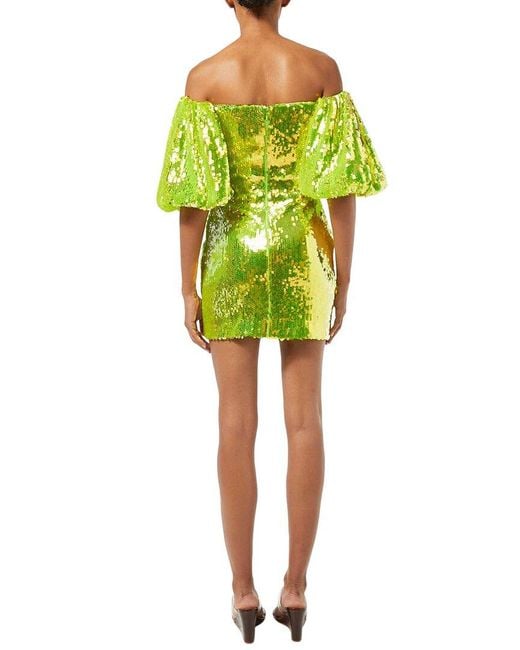 RHODE Green Dali Dress