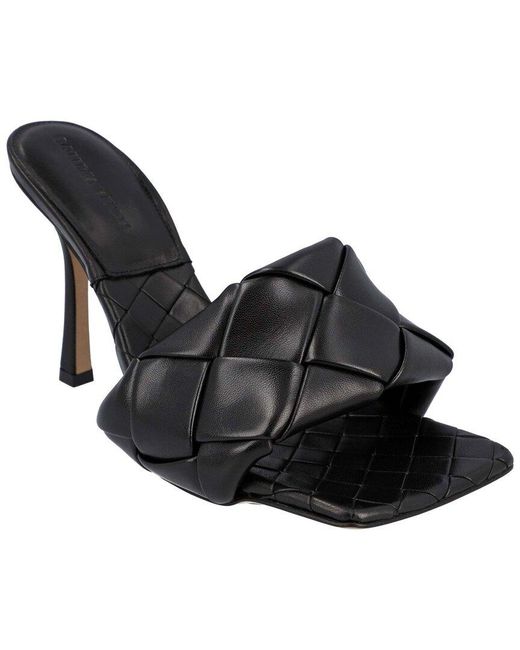 Bottega Veneta Black Leather Lido Mule (Authentic Pre-Loved)