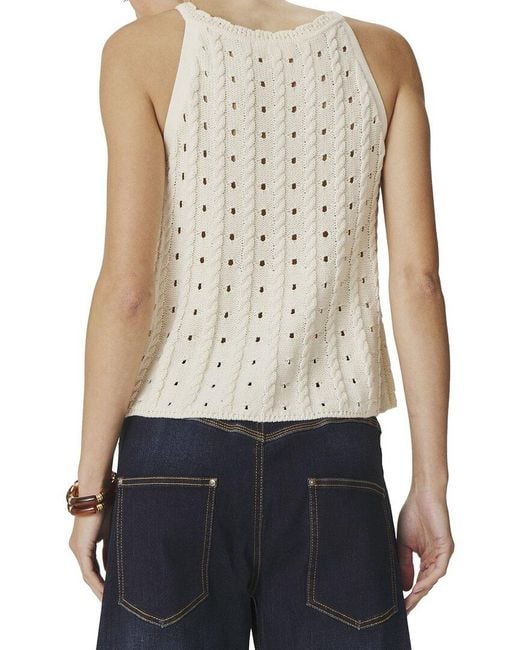 Splendid White Foster Sweater Tank