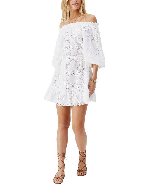 Melissa Odabash White Avi Short Dress