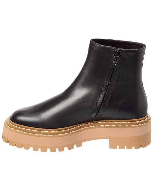 Proenza Schouler Black Leather Boot