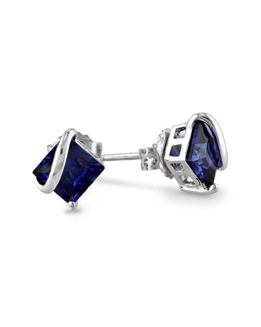 Rina Limor Blue 2.68 Ct. Tw. Lab-Grown Sapphire Stud Earrings