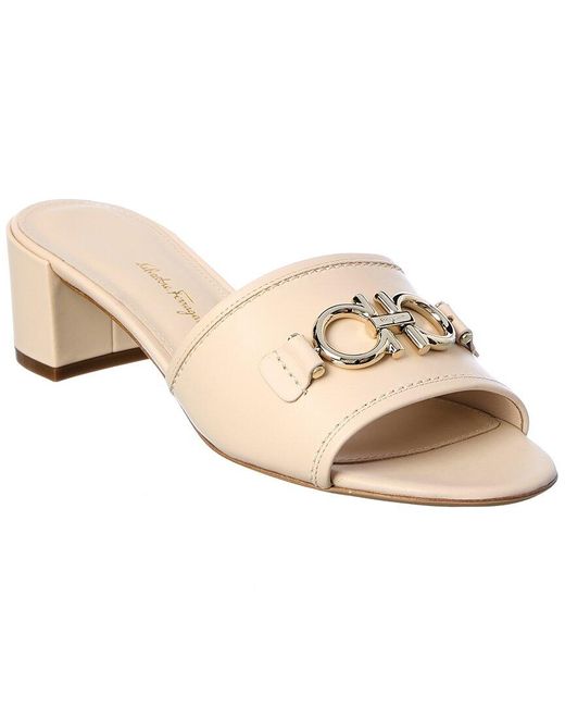 Ferragamo white sandals sale