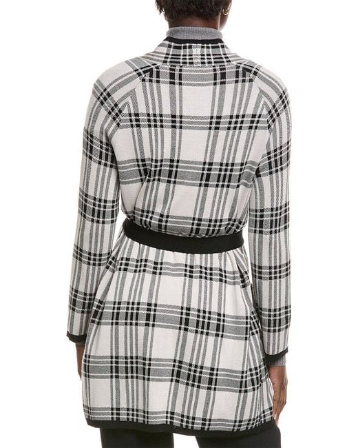Max Mara Gray Destino Wool Cardigan
