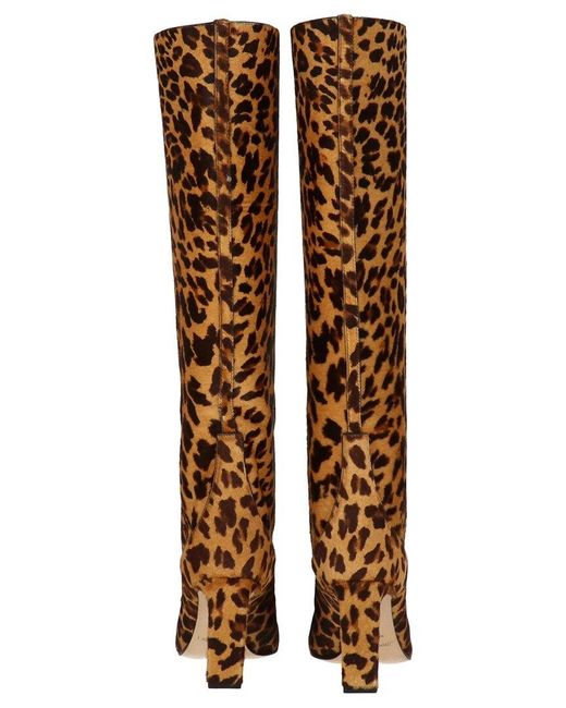 Jimmy Choo Brown Mahesa 85 Leather Boot