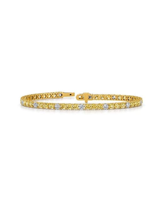 Lab Grown Diamonds White 14K 6.75 Ct. Tw. Lab-Grown Diamond Tennis Bracelet