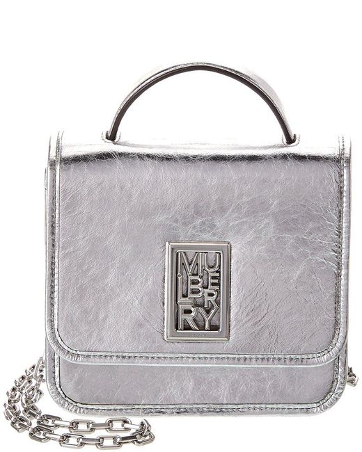 Mulberry Gray Sadie Leather Crossbody