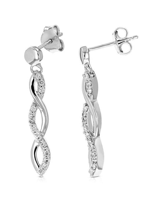 Amairah White 0.25 Ct. Tw. Lab-Grown Diamond Dangle Earrings