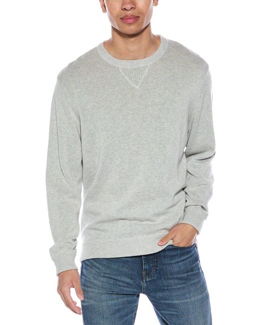 Alashan Gray Weekend Cashmere-Blend Crewneck Sweatshirt for men