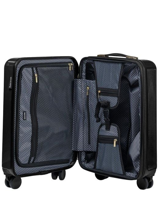 CHAMPS Black Luxe 3pc Expandable Luggage Set