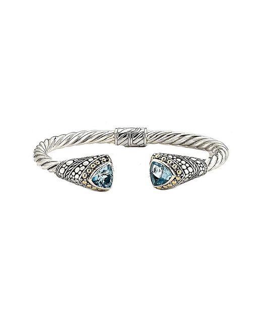 Samuel B. White 18K & Topaz Bangle