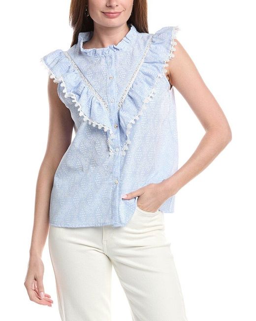 ANNA KAY Blue Carley Blouse