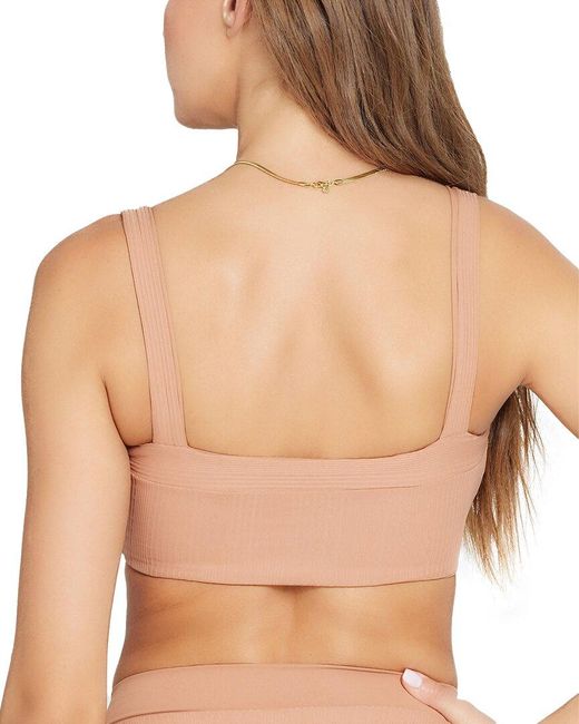 LSPACE Brown Bralette Swim Top
