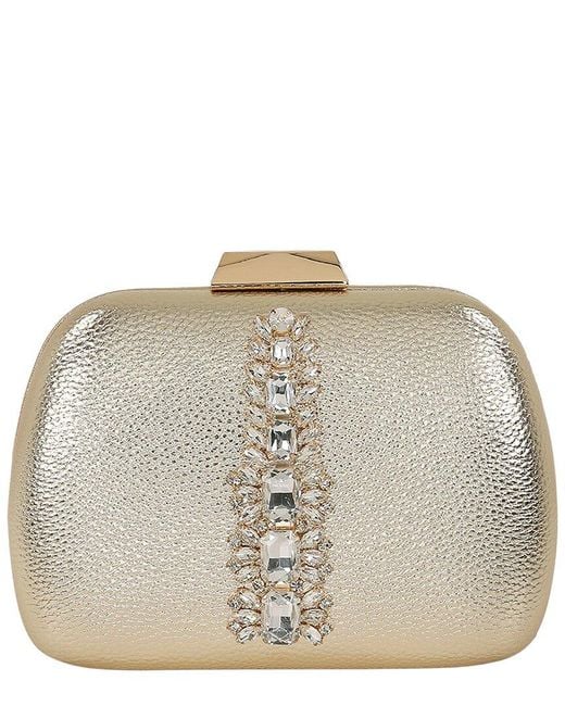 Badgley Mischka Gray Halo Clutch
