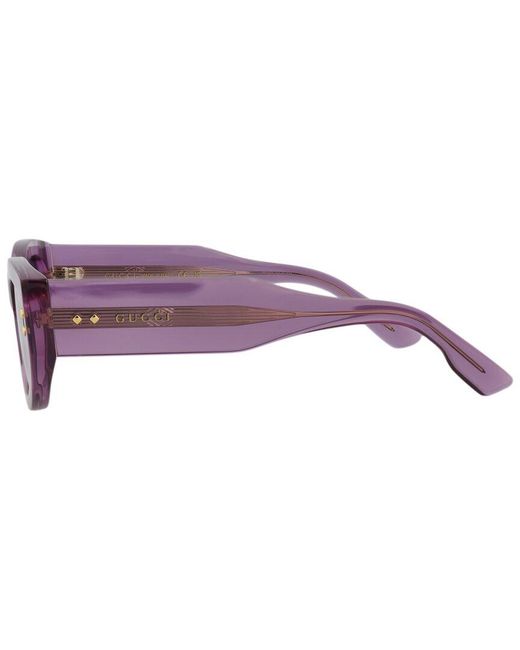 Gucci Purple 51Mm Sunglasses