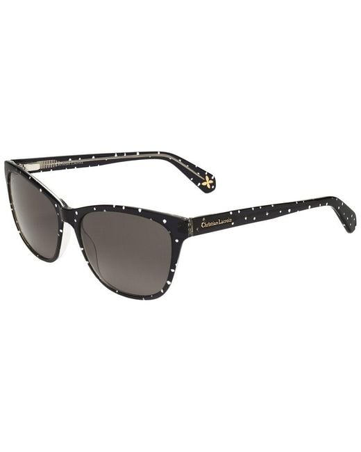 Christian Lacroix Black 53Mm Sunglasses
