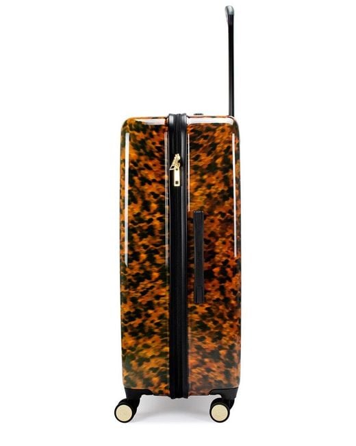 Badgley Mischka Brown Essence Hard Spinner 3pc Luggage Set