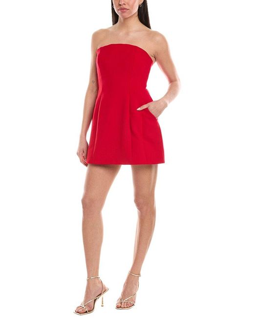 Bardot Red Karoline Hourglass Mini Dress