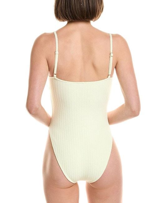 Montce White Bikini Jacelyn One-Piece