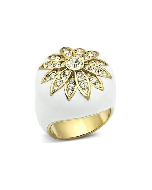 Alamode Jewelry Metallic Plated Ring