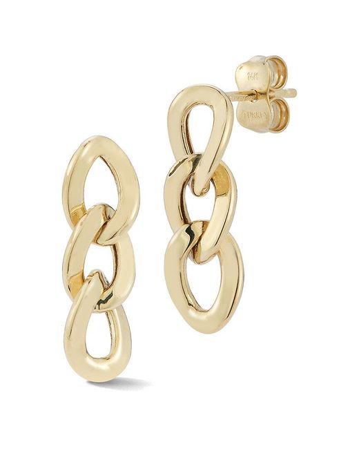 Ember Fine Jewelry Metallic 14k Chain Link Earrings