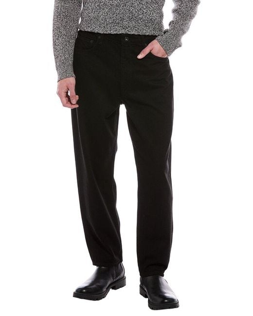 Rag & Bone Black Rb Taper Jean for men