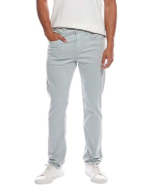 7 For All Mankind Blue Slimmy Slim Cool Sky Straight Leg Jean for men