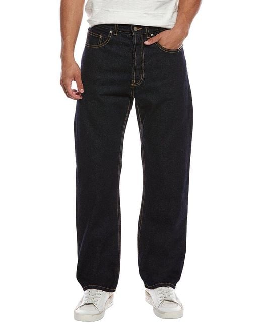 Palm Angels Black Dark Wash Straight Jean for men