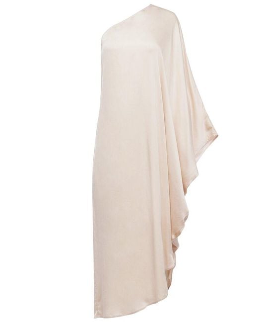 L'Agence White Selena One-shoulder Dress