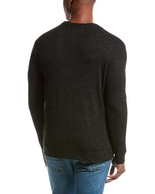 Sol Angeles Black Thermal Pullover for men