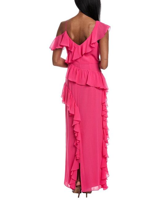 Mikael Aghal Pink Gown